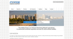 Desktop Screenshot of parsmediagroup.com